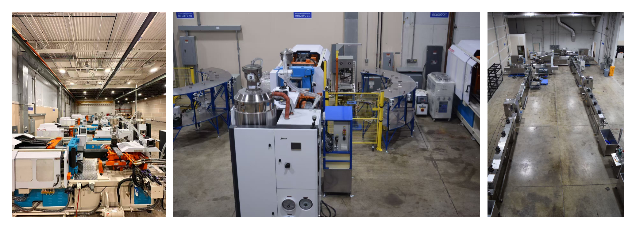 KELI manufacturing facility — injection molding floor