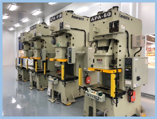 Precision punching machine detail